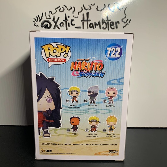 Funko Pop Madara Reanimation Naruto Gamestop Exclusive 722 - Picture 3 of 6